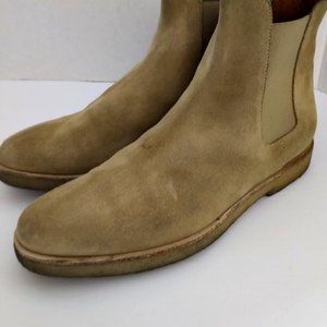 COMMON PROJECTS Chelsea Suede Boot, Tan, Size 40